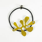 Brass Flora – Black Annealed Wire & Brass Earrings