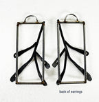 Forged Branches – Black Annealed & TIG Wire Earrings